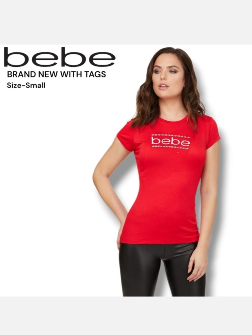 Bebe Graphic T-sirt BRAND NEW WITH TAGS
